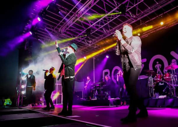 Boyzone performing at Hastings Pier last night. Pictures: Hugh Wilton
