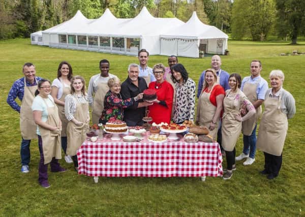 Contestants and stars of the Great British Bake Off 2017 SUS-170825-150836001 SUS-170825-150836001