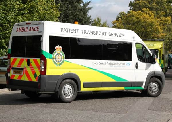 South Central Ambulance Service patient transport vehicle