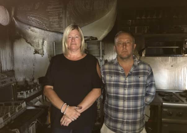 Julie Fear, owner of The Boat House in the Marina in Ferry Road, Littlehampton, with chef Stuart Harmer