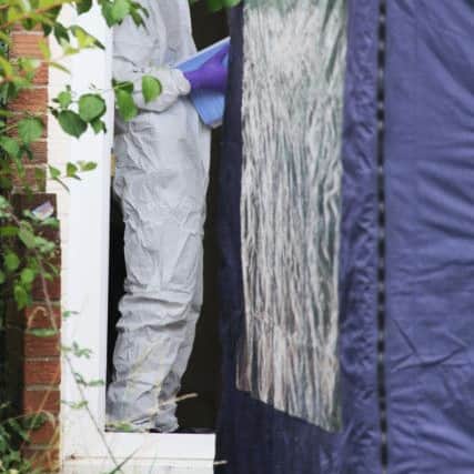 Scene of suspected murder in Oak Grove, Bognor. Pic: Eddie Mitchell