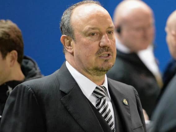 Newcastle boss Rafa Benitez.