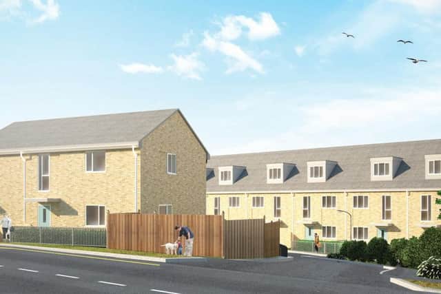 The plans for new homes at Lynchet Close