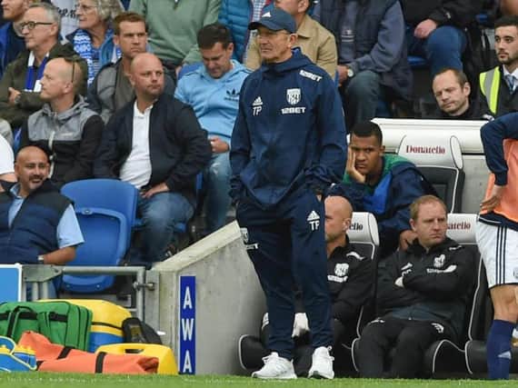 West Brom boss Tony Pulis. Picture by Phil Westlake (PW Sporting Photography)