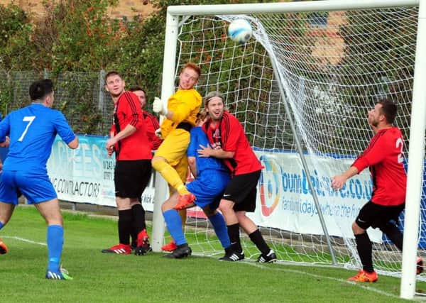 Selsey put the pressure on Billingshurst / Picture by Kate Shemilt