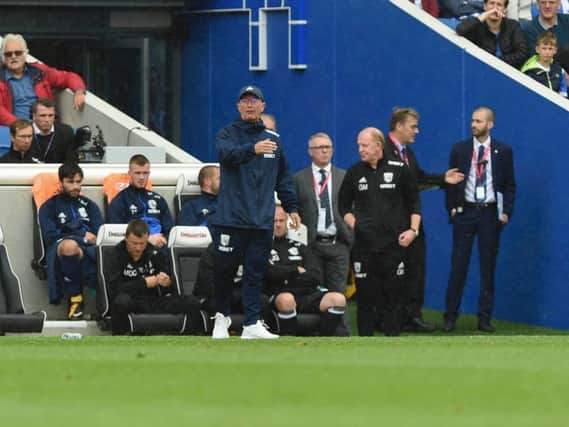 West Bromwich Albion manager Tony Pulis on the sidelines on Saturday. Picture by PW Sporting Pics