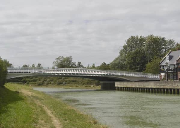 Concept art for a bridge over the River Arun