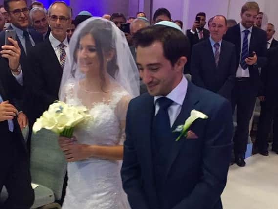 Dan and Gaby Rosehill saw their wedding at The Grand interrupted after a bomb scare at the seafront hotel