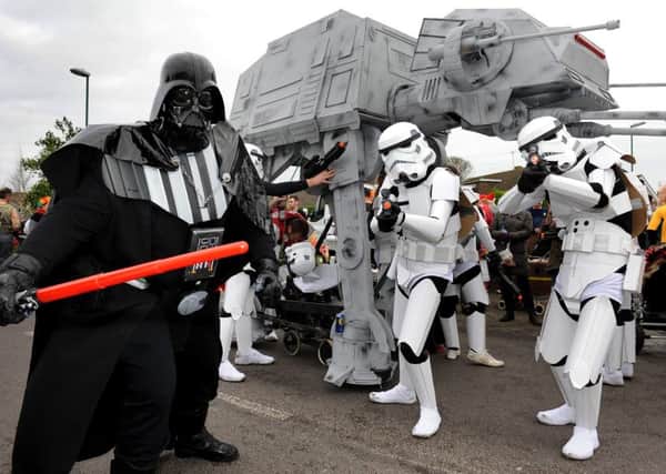 The winning Star Wars entry on the 70th anniversary of the Pagham Pram Race in 2015