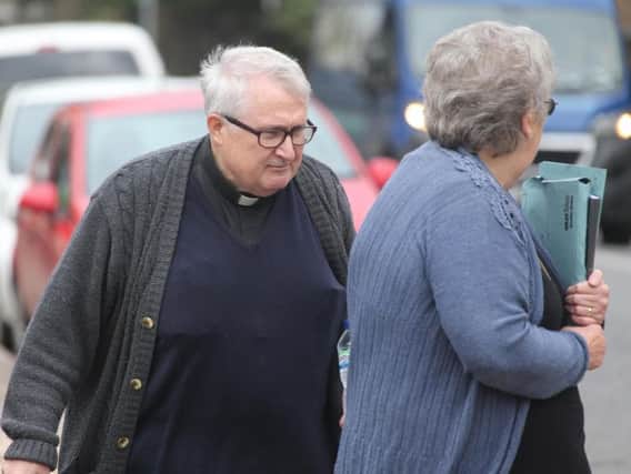 Father William Haymaker was order to pay 3,700 and carry out 200 hours of unpaid work when he appeared at Hove Crown Court yesterday. Photo by Eddie Mitchell