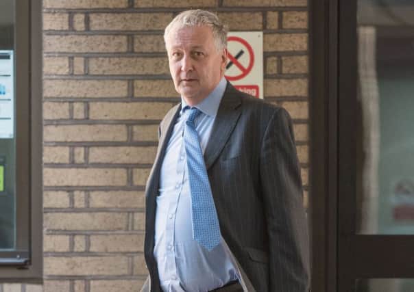 Simon Kenny outside court during the trial. Central News