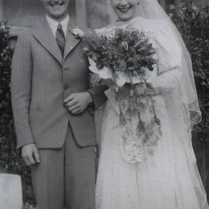 Don and Brenda Scott on their wedding day