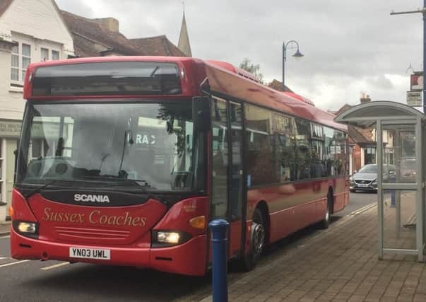 Sussex Coaches bus