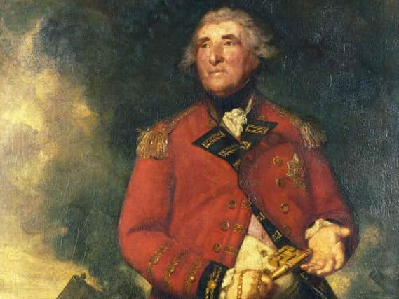 General George Augustus Eliott commanded the British forces on the Rock and in the process won immense fame in England. A tower was erected in his honour at Heathfield Park, East Sussex.