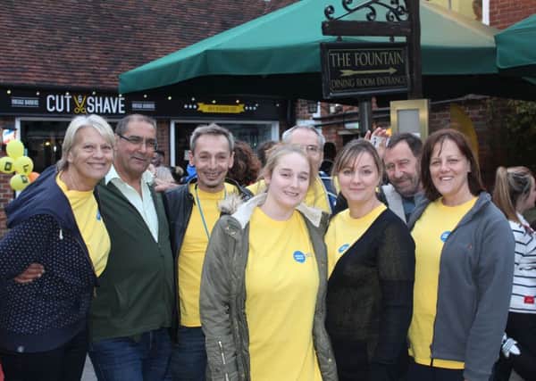Arun & Chichester Citizens Advice volunteers taking part in the Legal Walk