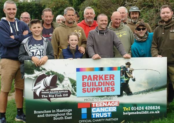 Participants in the Parker Building Supplies charity angling match SUS-170919-125615002