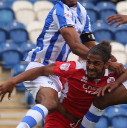 Colchester United v Crawley Town  football
9/9/2017 Josh Lelan Picture supplied courtesy of Colchester Gazette. SUS-171109-191918002