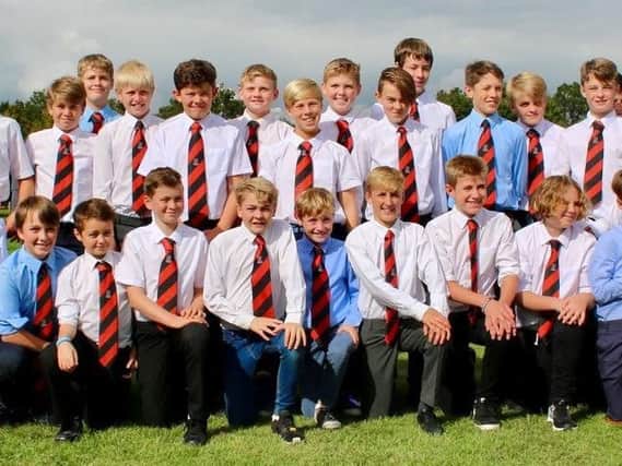 Heath u13s mark graduation to junior rugby. Full picture in this week's Middy