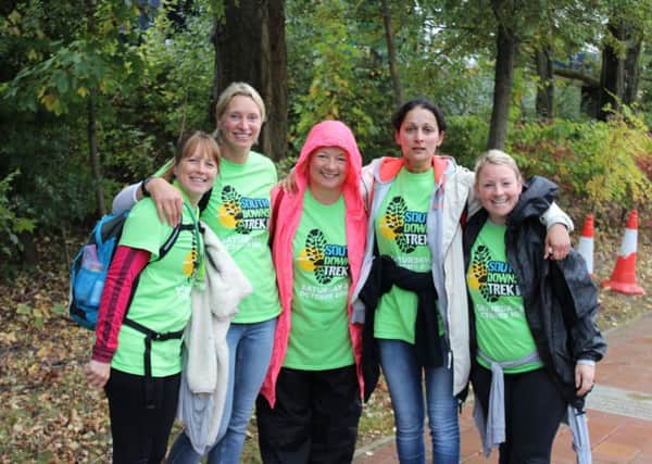 The Eurotherm Trekkers ready for the challenge - Zena Allen, Lisa Bant, Karen Page, Fran Stone, Hayley McHenry