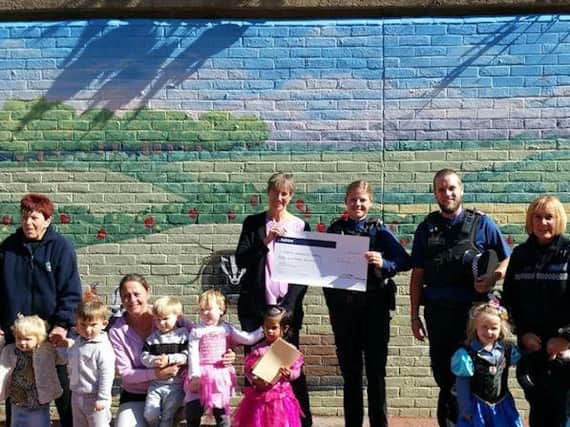 Police donated 500 to Puffin Community Nursery
