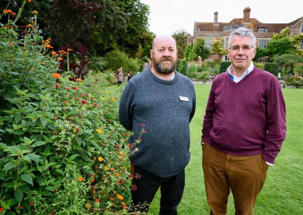 From left: Kevin Martin, head gardener, and John Hoyland, garden advisor at the Open Gardens day. Picture: Glyndebourne Productions Ltd Photo: James Bellorini
