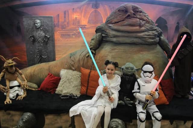 Visitors will have the chance to get a photo with Jabba the Hutt