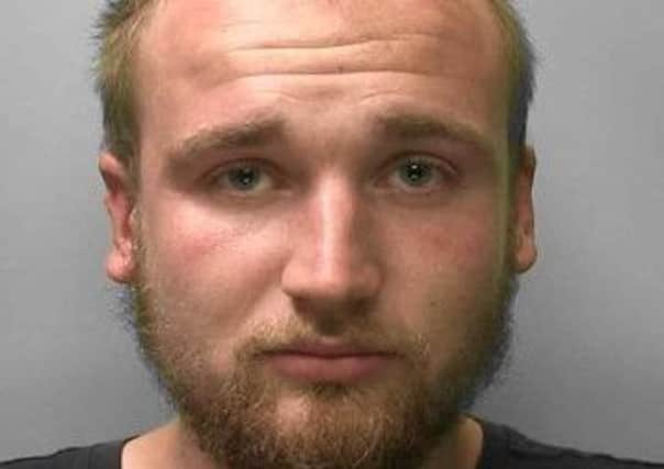Thomas Fear, 22, is wanted by Sussex Police after failing to appear at Hastings Magistrates' Court SUS-170918-155451001