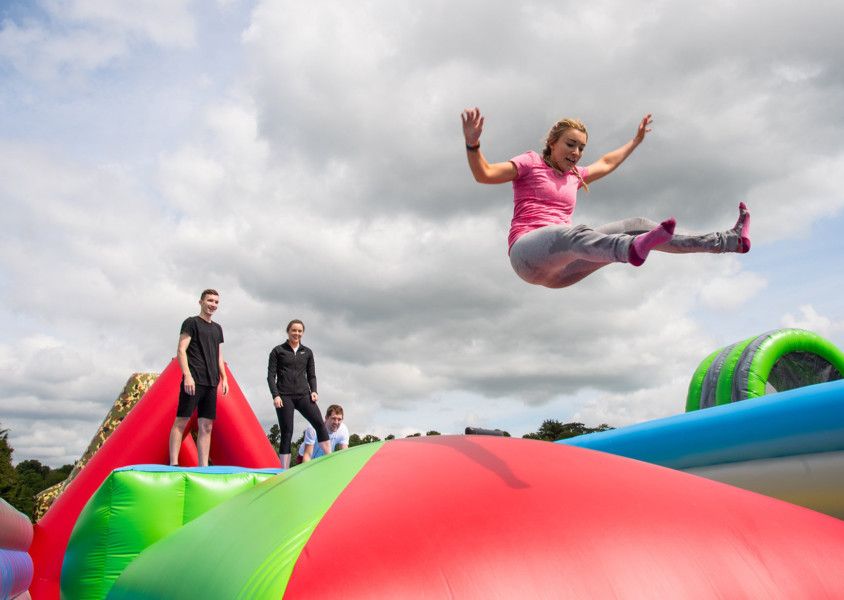 World's longest, continuous inflatable obstacle course comes to West Sussex