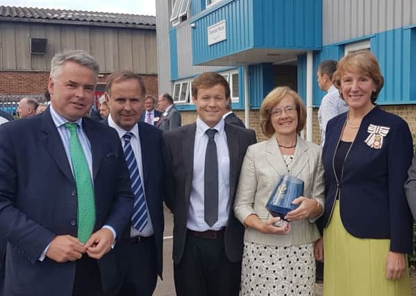 ETI owners Peter and Miriam Webb were presented with their third Queen's Award for Enterprise earlier this week