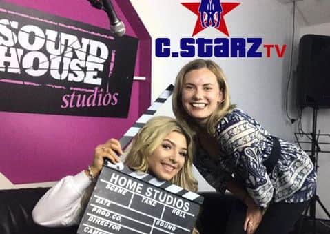 Chloe Ellman-Baker and Anastasia Harker are hosting a new youtube channel called C.Starz-TV in Lancing