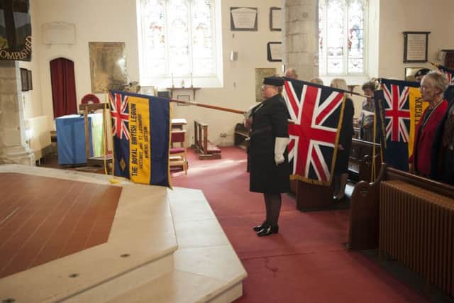 Laying up of the Women's Section Standard at All Saints Church, Hastings. Photo by Frank Copper SUS-170918-064727001