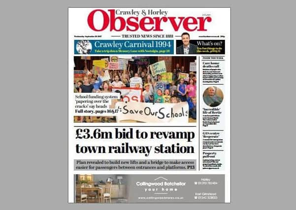 Today's Crawley Observer (Wednesday, September 20)