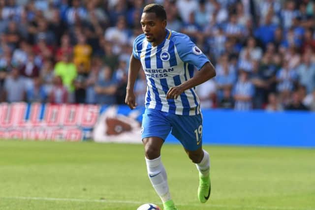 Jose Izquierdo is Albion's top-rated player on FIFA 18. Picture by Phil Westlake (PW Sporting Photography)