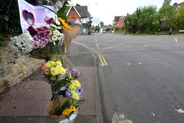Flowers and tributes have been left for Kieran Morton at the spot where he died