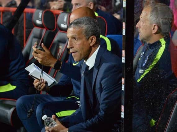 Brighton boss Chris Hughton. Picture by Phil Westlake (PW Sporting Photography)