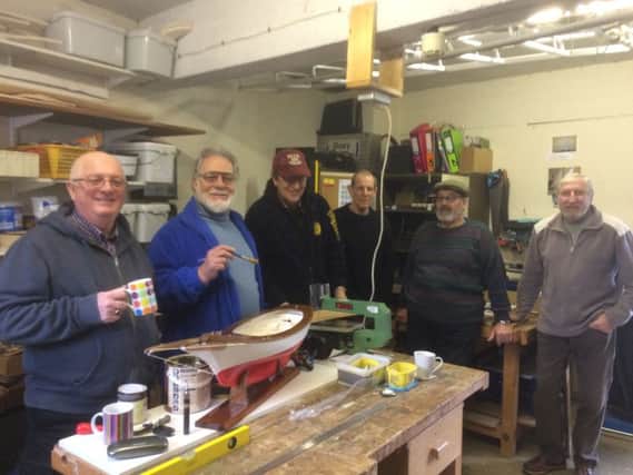 Members of the Men in Sheds community group