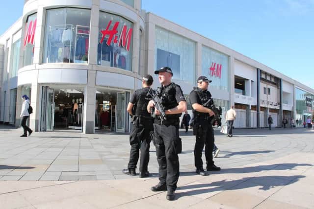 Armed police in Brighton. Picture by Eddie Mitchell SUS-170916-111245001