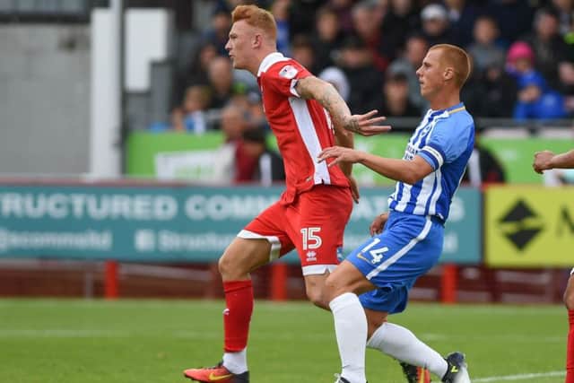 Josh Yorwerth. Crawley Town v Brighton and Hove Albion. Picture by PW Sporting Photography SUS-170725-084207001