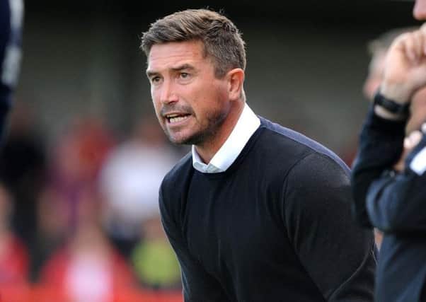 Crawley Town head coach Harry Kewell. Picture by Steve Robards