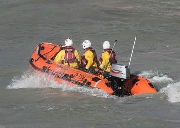 A lifeboat was launched last night (September 22)