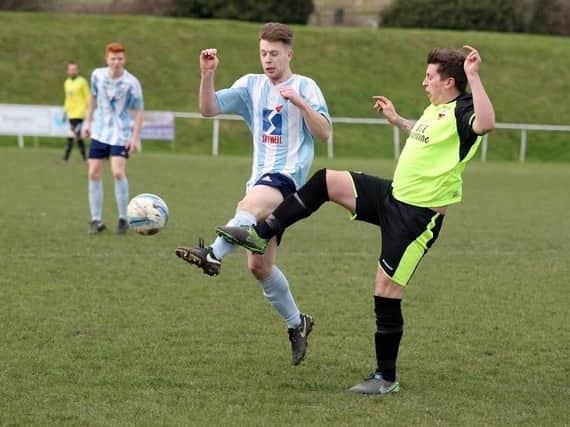 Josh Irish hit a hat-trick as Wick saw off AFC Varndeanians this afternoon. Picture by Derek Martin