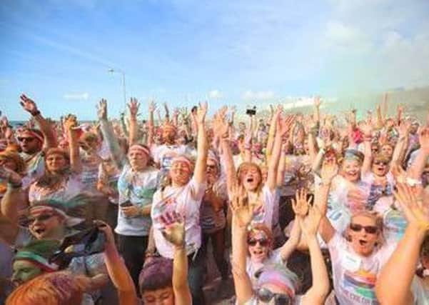 Participants in this year's Brighton Color Run: Picture: Hope and Glory PR