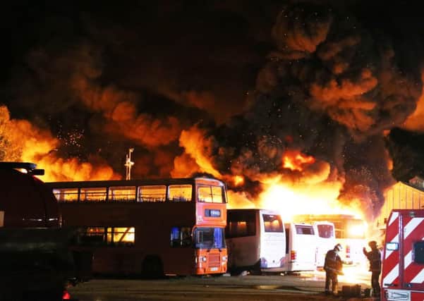 Firefighters were called to the huge blaze in the early hours of this morning (September 24)