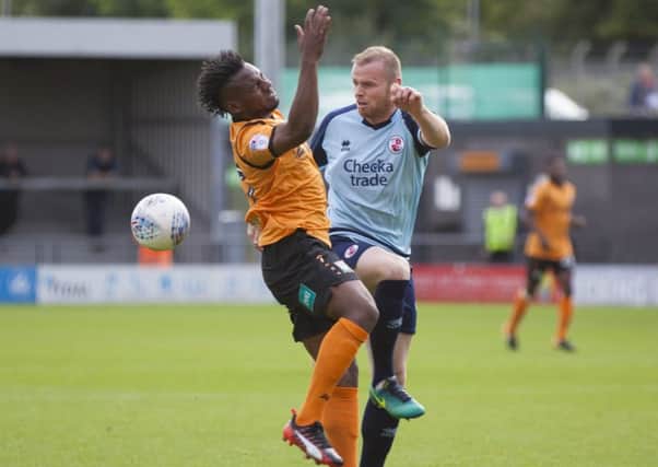Crawley Town defender Mark Connolly in action at Barnet. Picture by Danielle Machin daniellemahinphotography.com SUS-170926-144341002