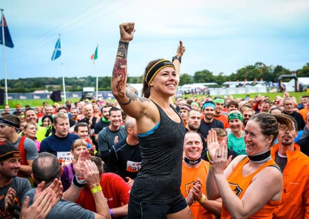 Thousands took part in the weekend's Tough Mudder event