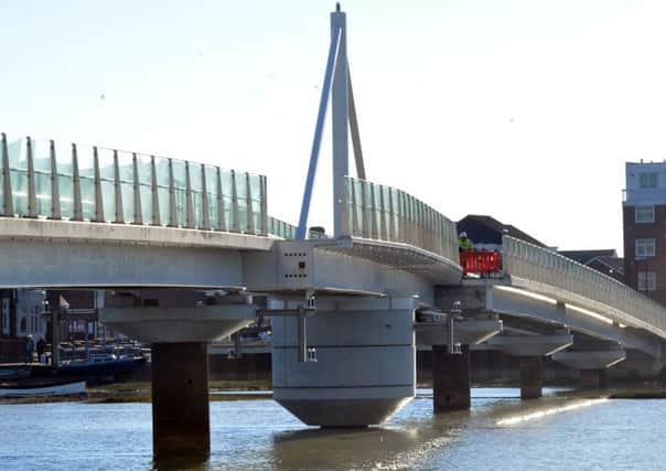 Adur Ferry Bridge opening