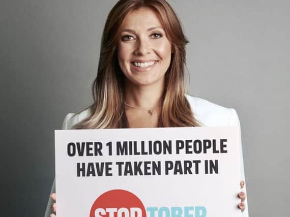 Kim Marsh is backing the national Stoptober campaign