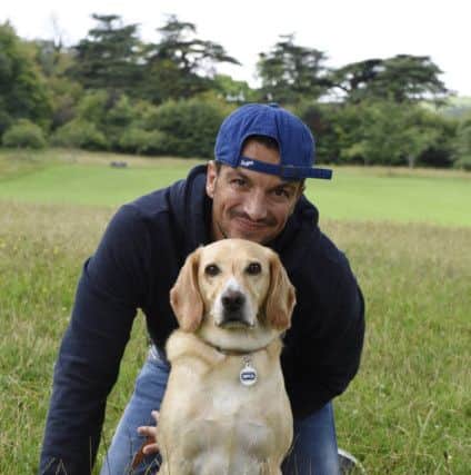 Peter Andre is backing the Big Walkies challenge. Pic: Contributed