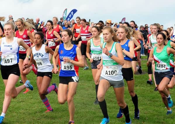 Action from the women's race at Goodwood / Picture by Kate Shemilt
