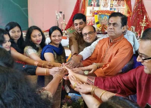 The Hindu community celebrated the triumph of good over evil at a Navaratri festival in Donnington